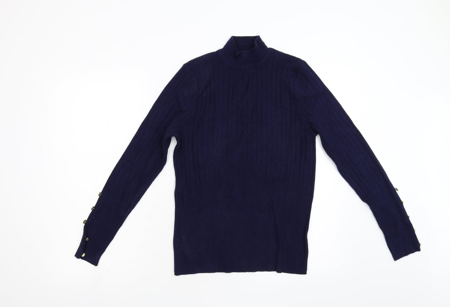 Womens UK Size S Per Una Blue Pullover Jumper