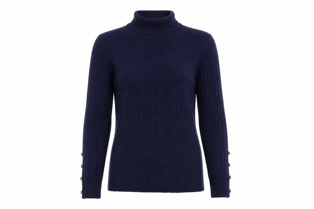 Womens UK Size S Per Una Blue Pullover Jumper