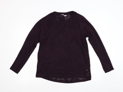 Womens UK Size 12 NEXT Purple Pullover Jumper