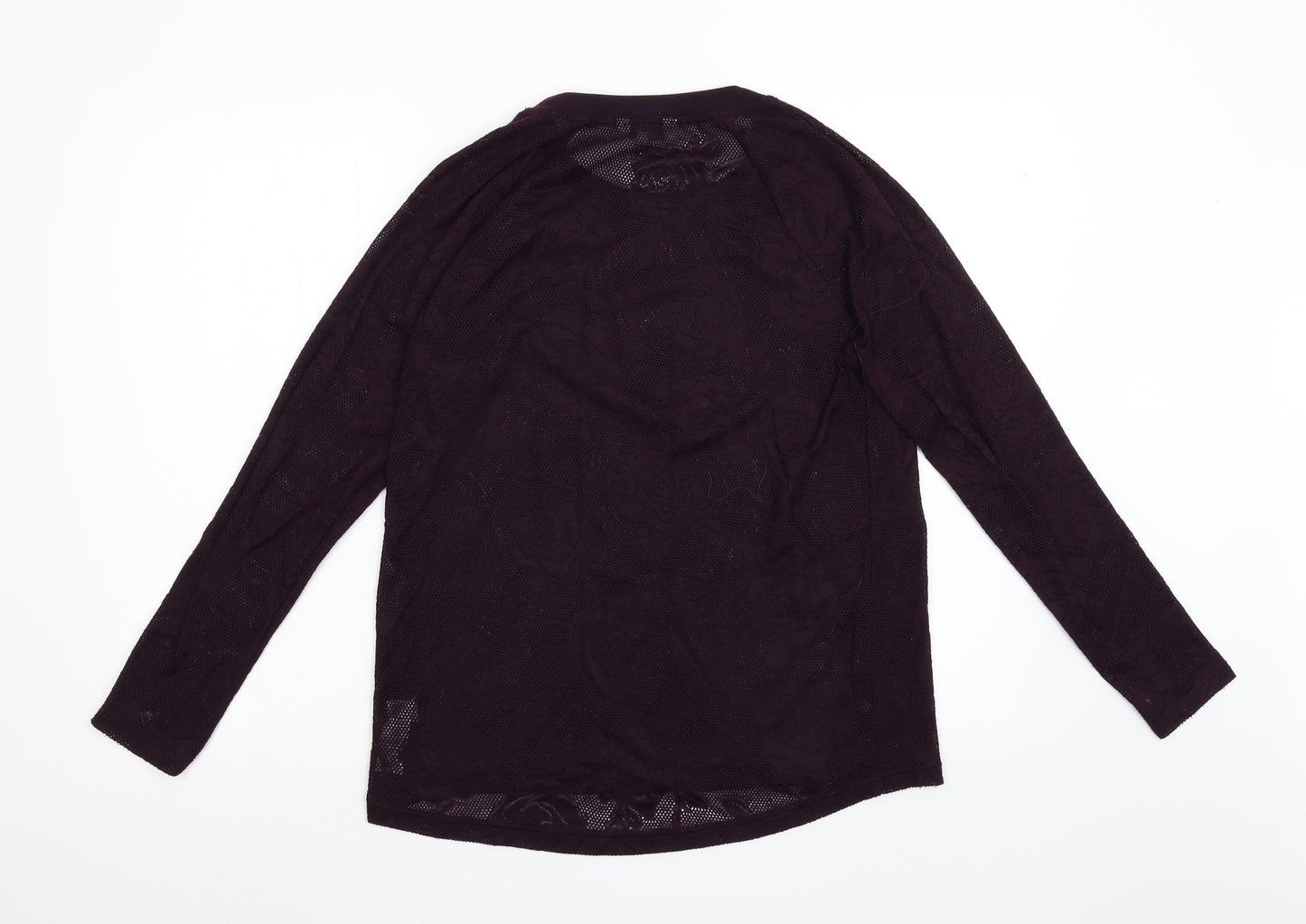 Womens UK Size 12 NEXT Purple Pullover Jumper