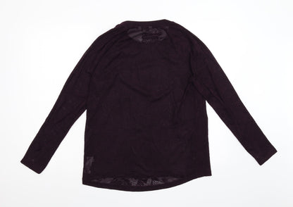 Womens UK Size 12 NEXT Purple Pullover Jumper