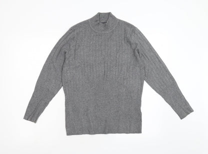 Womens UK Size 14 M&S Grey Pullover Jumper