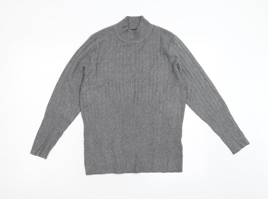 Womens UK Size 14 M&S Grey Pullover Jumper