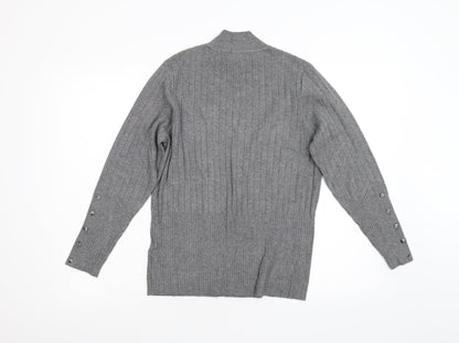 Womens UK Size 14 M&S Grey Pullover Jumper