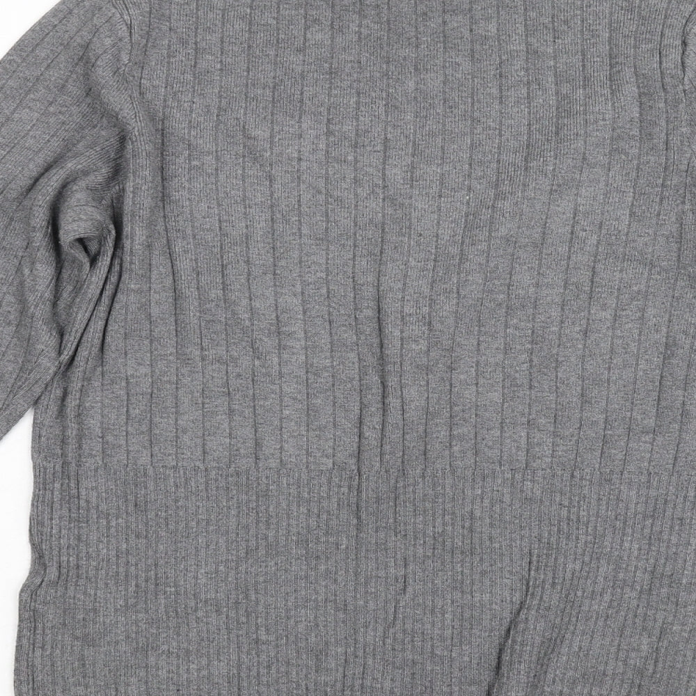 Womens UK Size 14 M&S Grey Pullover Jumper