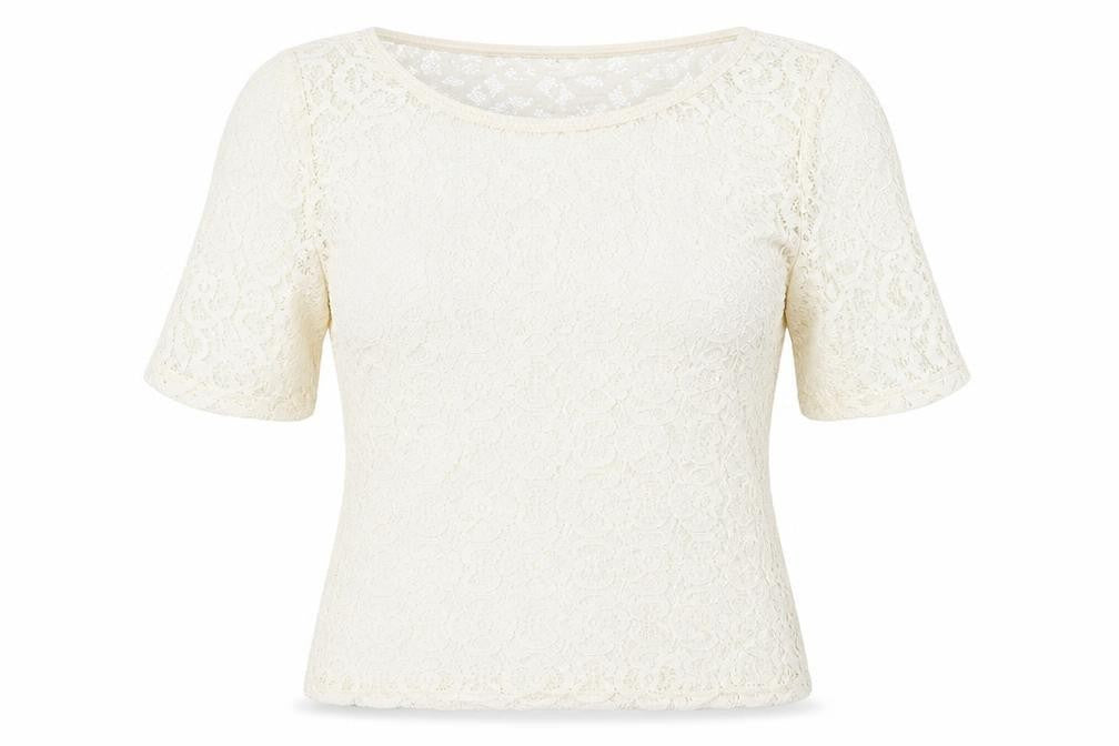 Womens UK Size 12 George Ivory Basic Blouse