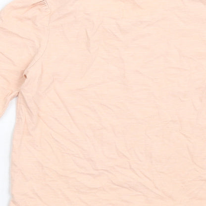 George Girls Orange   Basic T-Shirt Size 5-6 Years