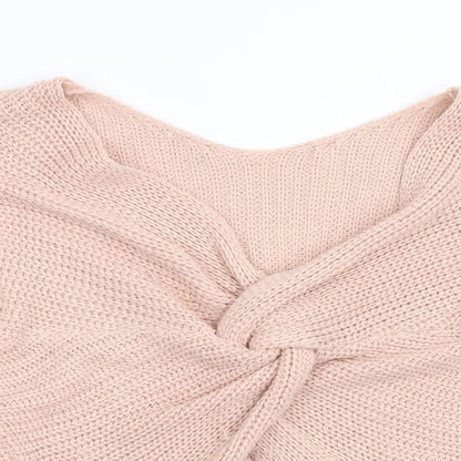 Womens UK Size M Preworn Pink Pullover Jumper