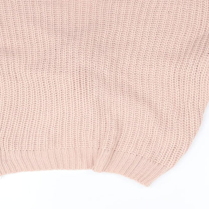 Womens UK Size M Preworn Pink Pullover Jumper