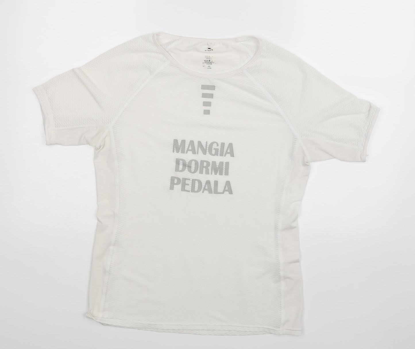 Womens UK Size 16 Preworn White Basic T-Shirt