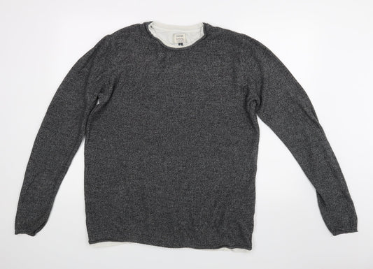 Primark Mens Grey   Pullover Jumper Size L