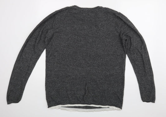 Primark Mens Grey   Pullover Jumper Size L
