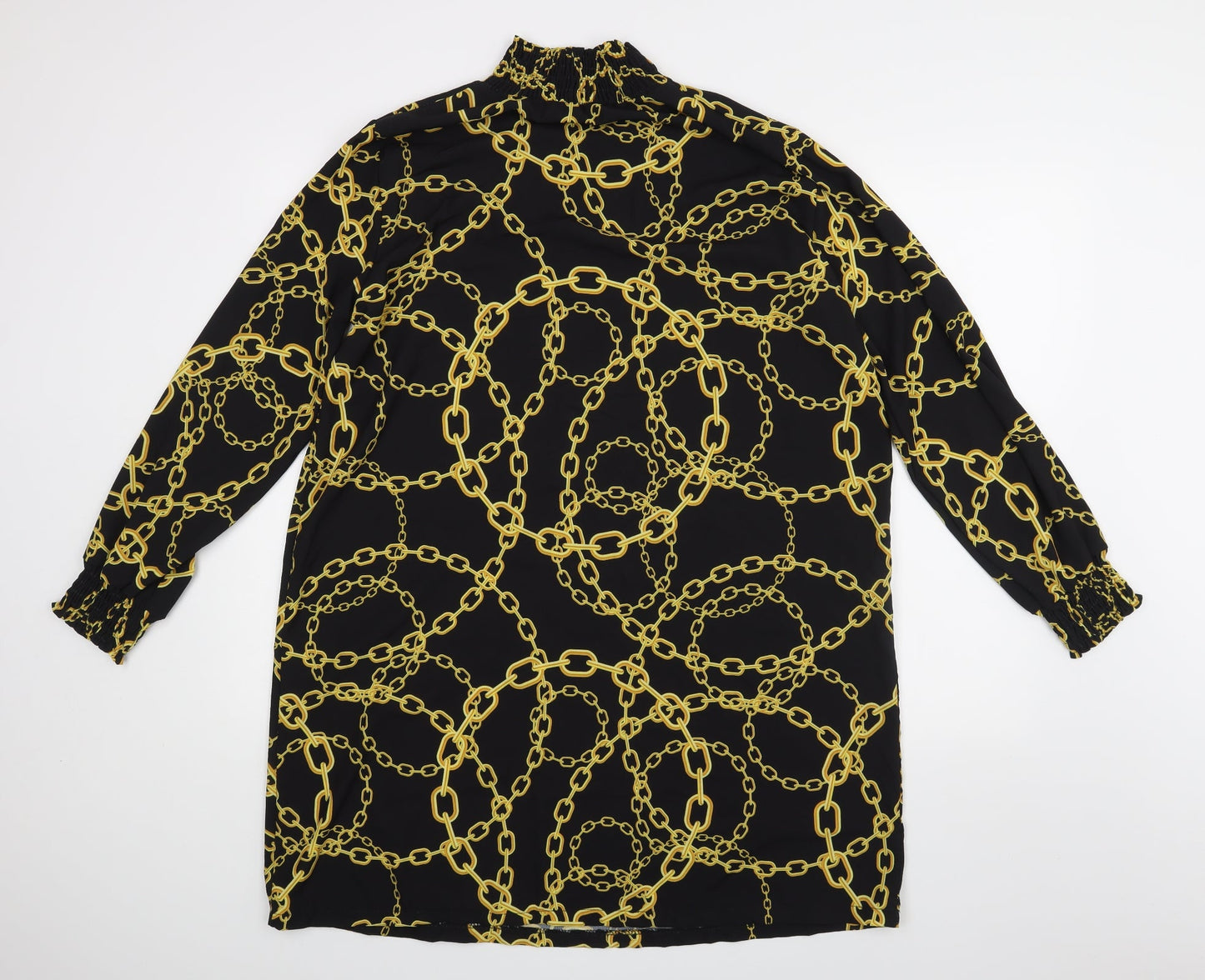 Womens UK Size  Preworn Black Basic Blouse