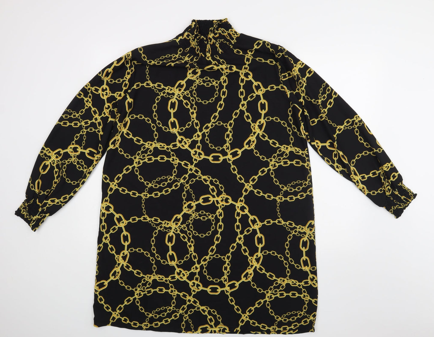 Womens UK Size  Preworn Black Basic Blouse