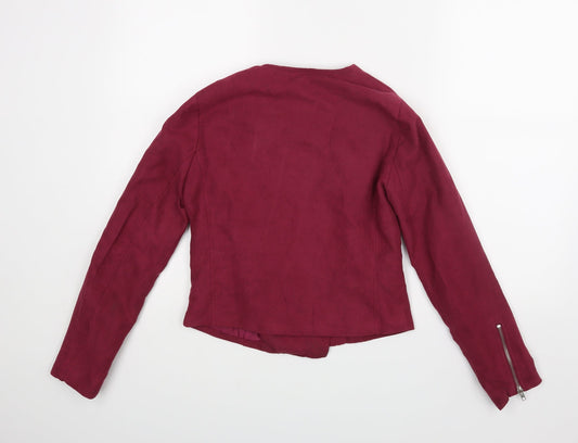 Boohoo Womens Red   Jacket  Size 6