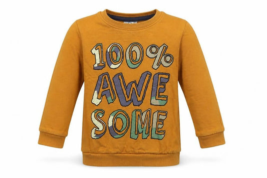 So Cute Boys Yellow   Pullover Jumper Size 12-18 Months