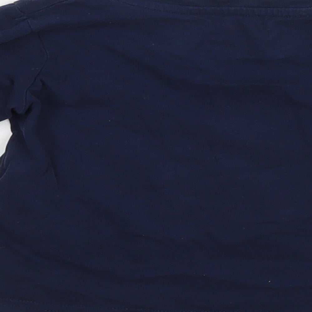 Nutmeg Baby Blue   Basic T-Shirt Size 12-18 Months  - Little man in a big world