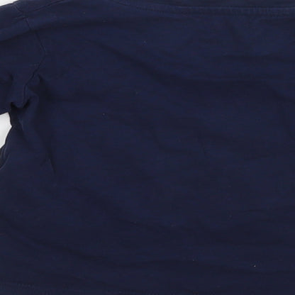 Nutmeg Baby Blue   Basic T-Shirt Size 12-18 Months  - Little man in a big world