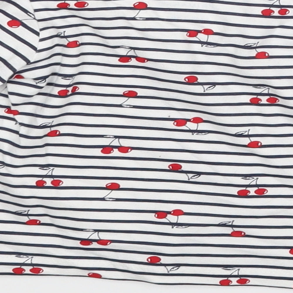 Brand and care label for Primark Baby White Striped Basic Blouse, size 6-9, Months