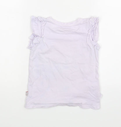 Ginkana Girls Purple   Basic T-Shirt Size 6 Years