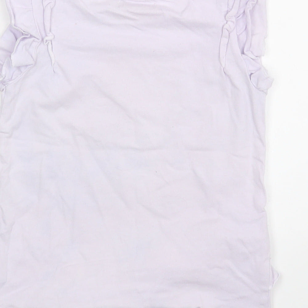 Ginkana Girls Purple   Basic T-Shirt Size 6 Years
