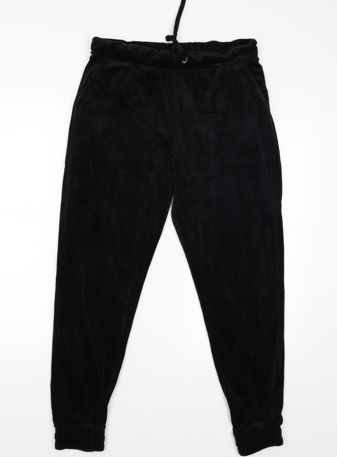 Womens UK Size M Papaya Regular Fit Jegging Black Trousers