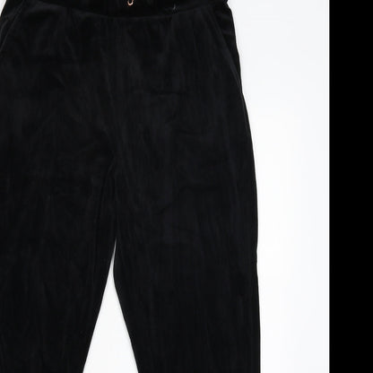 Womens UK Size M Papaya Regular Fit Jegging Black Trousers