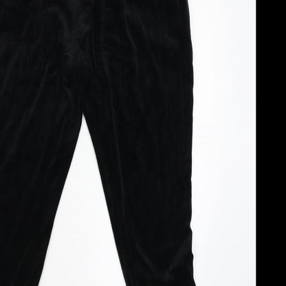 Womens UK Size M Papaya Regular Fit Jegging Black Trousers