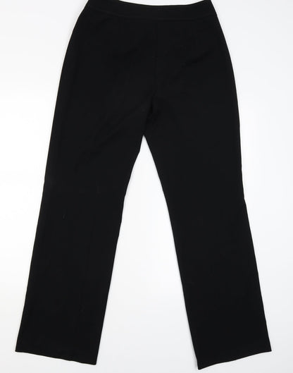 Womens UK Size 14 Gerry Weber Regular Fit Capri Black Trousers
