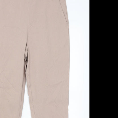 Womens UK Size 12 Preview Regular Fit Jegging Beige Trousers
