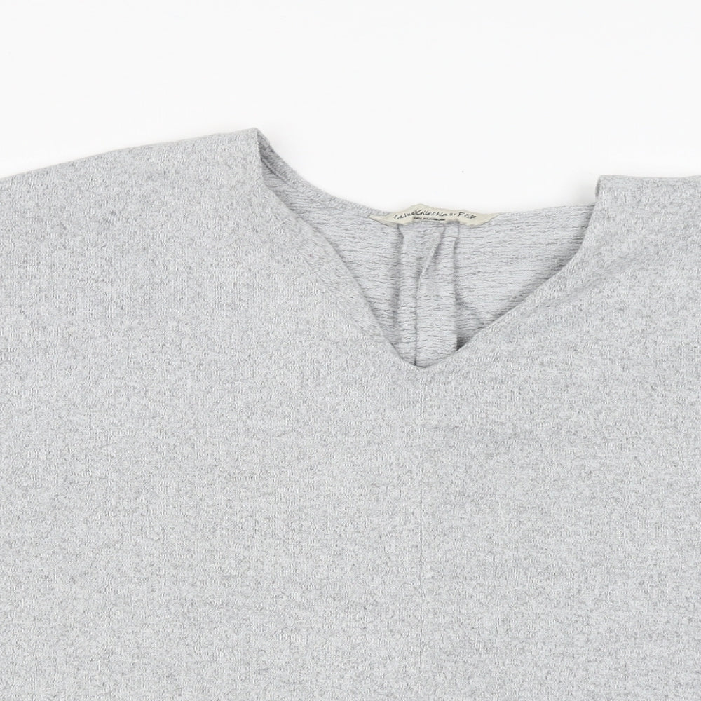 F&F Womens Grey   Pullover Jumper Size 8