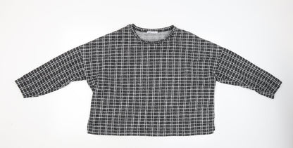 Womens UK Size M Zara Black Pullover Jumper