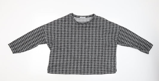 Womens UK Size M Zara Black Pullover Jumper