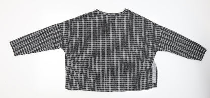 Womens UK Size M Zara Black Pullover Jumper