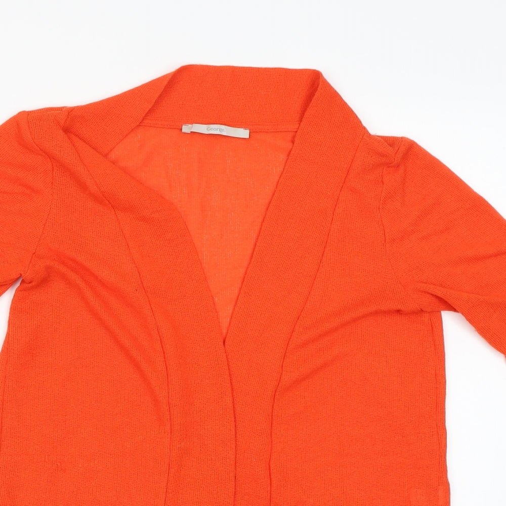 George Womens Orange   Basic Blouse Size 10