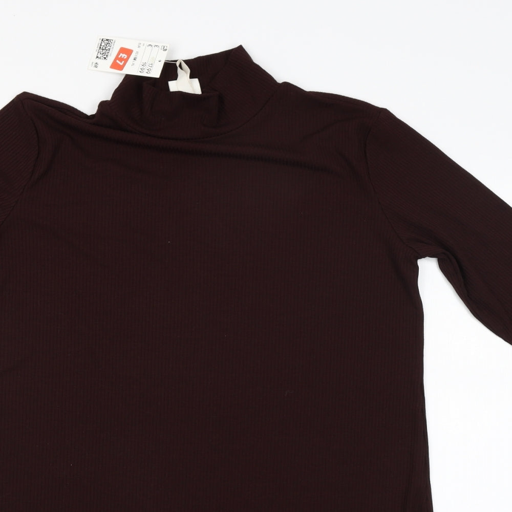 Womens UK Size M H&M Red Pullover Jumper