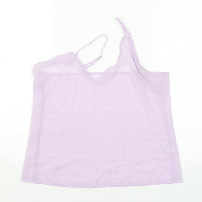 Womens UK Size 12 River Island Purple Camisole Blouse