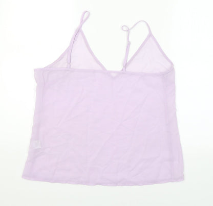 Womens UK Size 12 River Island Purple Camisole Blouse