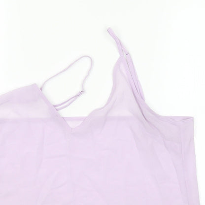 Womens UK Size 12 River Island Purple Camisole Blouse