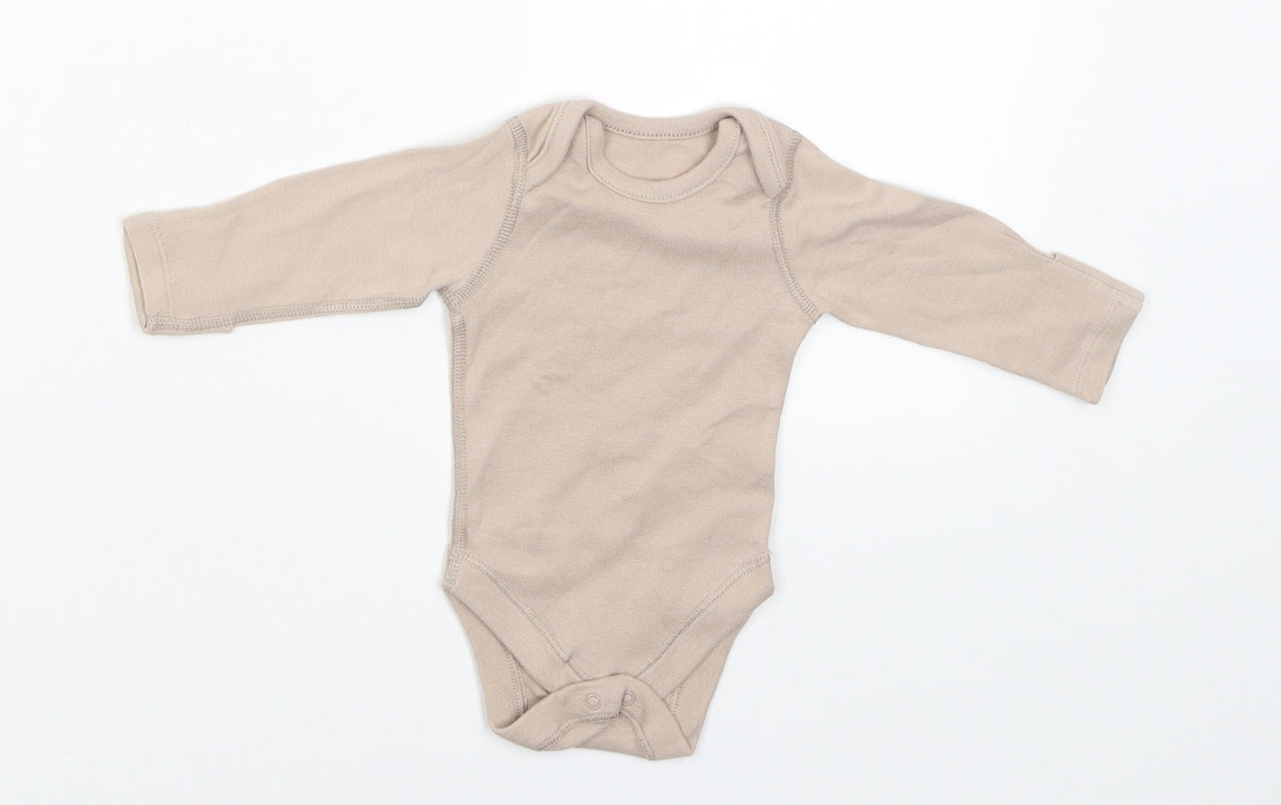 M&S Baby Beige   Babygrow One-Piece Size Newborn