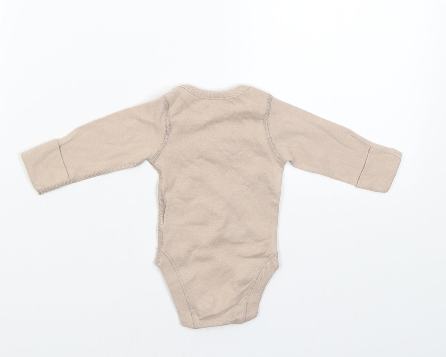 M&S Baby Beige   Babygrow One-Piece Size Newborn