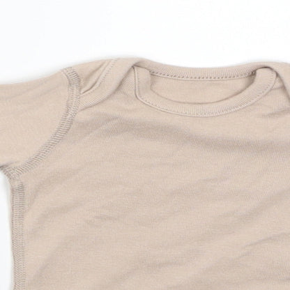 M&S Baby Beige   Babygrow One-Piece Size Newborn