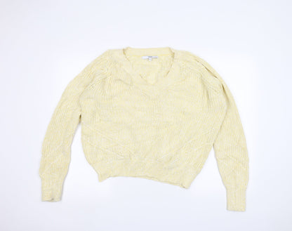 Womens UK Size M NEXT Yellow Pullover Jumper