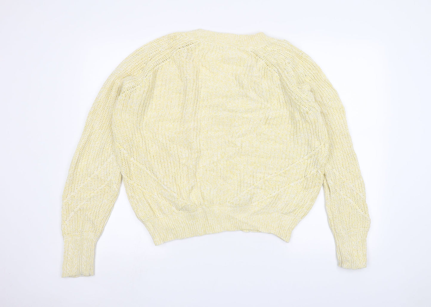 Womens UK Size M NEXT Yellow Pullover Jumper