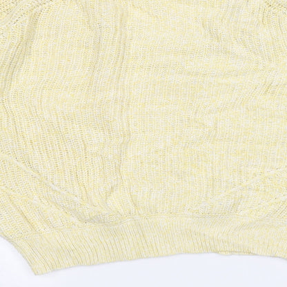 Womens UK Size M NEXT Yellow Pullover Jumper