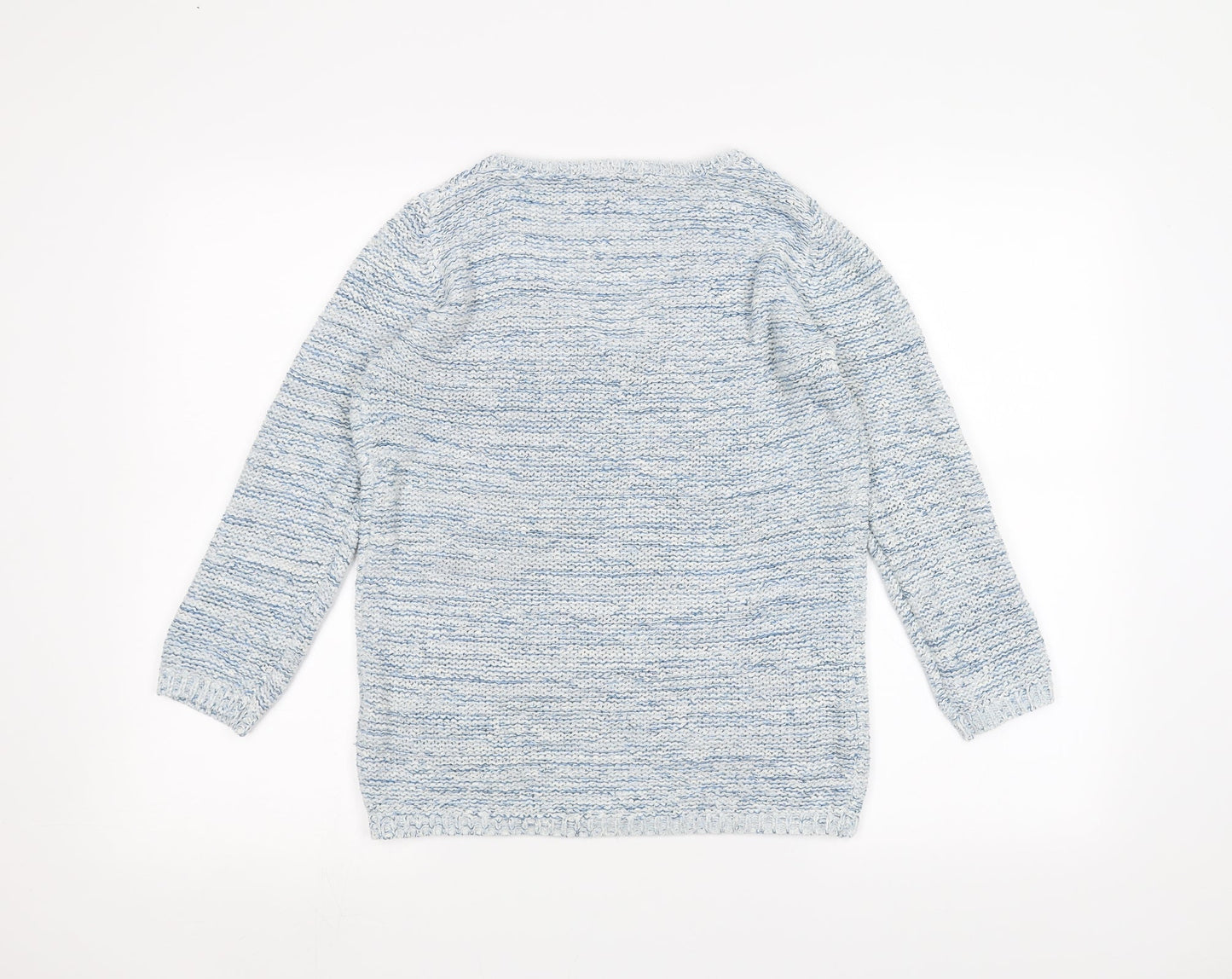 Womens UK Size 10 Caroll Blue Pullover Jumper