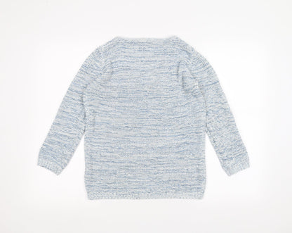 Womens UK Size 10 Caroll Blue Pullover Jumper