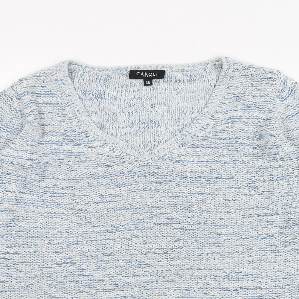 Womens UK Size 10 Caroll Blue Pullover Jumper