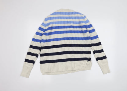 Womens UK Size 12 Marks and Spencer White Pullover Jumper