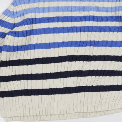 Womens UK Size 12 Marks and Spencer White Pullover Jumper
